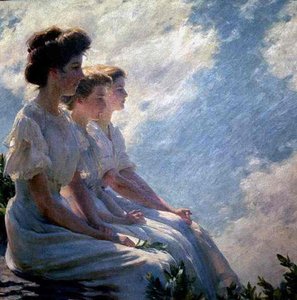 On The Heights — Charles Courtney Curran