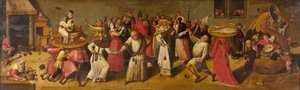 Batalla Entre El Carnaval Y La Cuaresma — Jerónimo Bosch