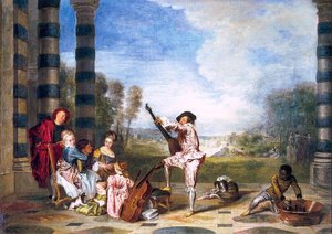 Il Piacere Della Vita — Jean-antoine Watteau