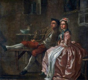 The Wapping Landlady — Francis Hayman