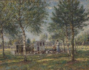 Feeding The Fowls — William Mark Fisher