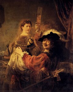 Self-portrait With Saskia In The Parable Of The Prodigal Son — Rembrandt Peale