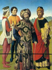 Martyrdom Of St Erasmus (detail) — Aelbrecht Bouts