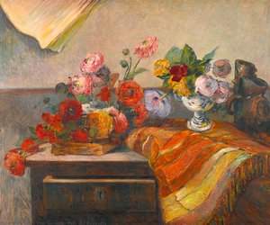 Pots And Bouquets — Eugène Henri Paul Gauguin