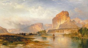 Falaises De Green River — Thomas Moran