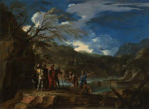 Polycrates And The Fisherman — Salvator Rosa