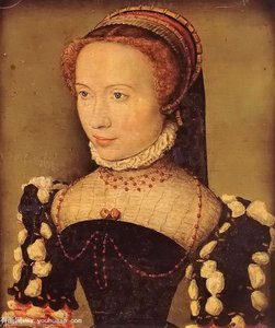 Portrait Of Gabrielle De Rochechouart — Corneille De Lyon
