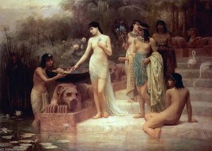Die Auffindung Moses — Edwin Longsden Long
