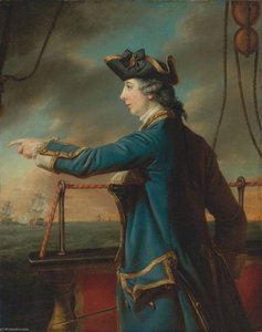 Portrait Of Captain Edward Knowles, R.n. (1742 1762) — Francis Cotes
