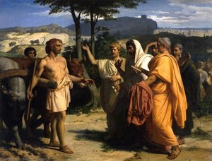 Gli Inviati Del Senato Offrono La Dittatura A Cincinnato — Alexandre Cabanel