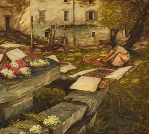 Packing Stocks — Henry Herbert La Thangue