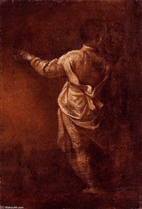 Study Of A Young Boy, Seen From Behind — Donato Creti