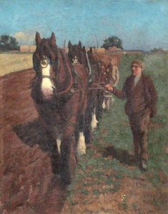 Ploughing — John Sanderson Wells