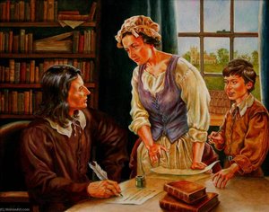 Samuel Wesley Senior (1662–1735), Susanna Wesley And Samuel Wesley Junior — Richard Gilmore Douglas