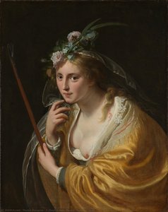 A Shepherdess, Paulus Moreelse, 1630 — Paulus Moreelse