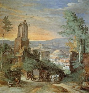 Landscape With Roman Ruins — Paulus Bril