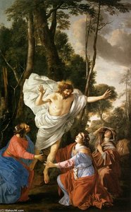 Jesus Appearing To The Three Marys — Laurent De La Hyre