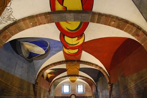Ceiling On The Area Of Vida Y Obra De General Ignacio Allende — David Alfaro Siqueiros