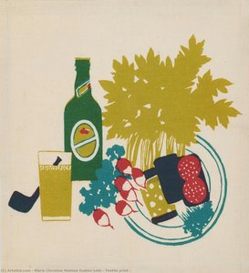 Textile Print — Marie Christine Mathea Gudme Leth
