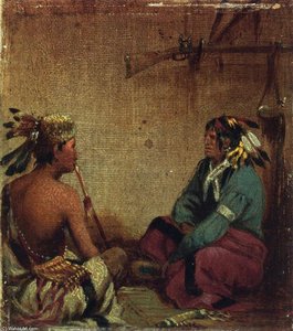 Interior Of Wigwam — John Mix Stanley
