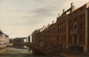 De Gouden Bocht In De Herengracht In Amsterdam Vanuit Het Westen, Gerrit Berckheyde, 1672 — Gerrit Adriaenszoon Berckheyde