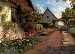 In The Garden — Peder Mørk Mønsted