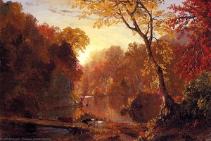 Autumn In North America — Frederic Edwin Church