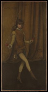 Harmony In Yellow And Gold: The Gold Girl—connie Gilchrist — James Abbott Mcneill Whistler