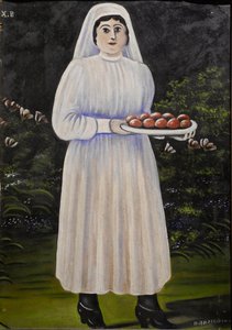 Woman With Easter Eggs — Нико Пиросмани