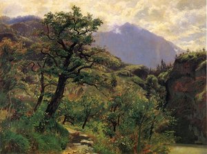 Schwyz Near Brunnen — William Stanley Haseltine