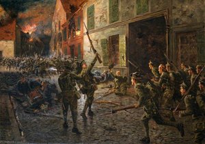 Landrécies, 25 August 1914 — William Barns Wollen