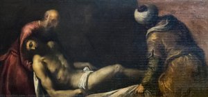 Christ Deposed In The Sepulchre — Jacopo Palma Il Giovane