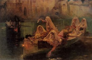 Fredick Arthur The Harem Boats — Frederick Arthur Bridgman