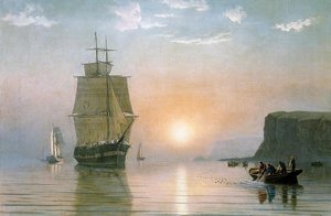 Sunrise Off Grand Manan — William Bradford