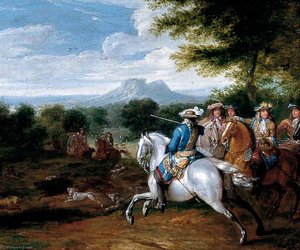 The Boar Hunt — Adam Frans Van Der Meulen