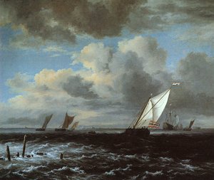 Rough Sea — Jacob Isaackszoon Van Ruisdael