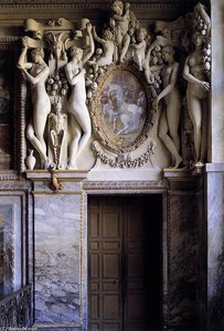 Royal Staircase (detail) — Francesco Primaticcio