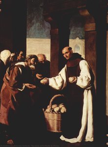 La Misericordia Di Fra Martín De Vizcaya — Francisco De Zurbarán