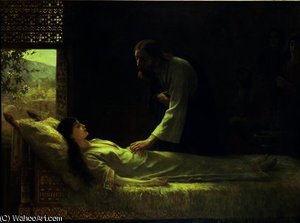 The Raising Of Jairus's Daughter — Edwin Longsden Long