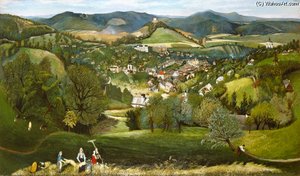 View Of Selmecbanya — Tivadar Csontváry Kosztka