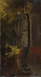 Portret Van Floris Verster, George Hendrik Breitner, C. 1880 - C. 1923 — George Hendrik Breitner