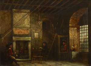 Hall Of The Old Tolbooth, C.1795 — William Hamilton