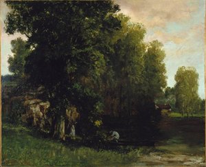 The Edge Of The Pool — Gustave Courbet