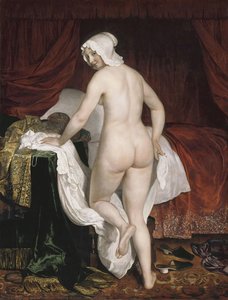 Young Woman Going To Bed — Jakob Van Loo