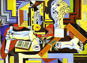 Studio With Plaster Head — Pablo Picasso