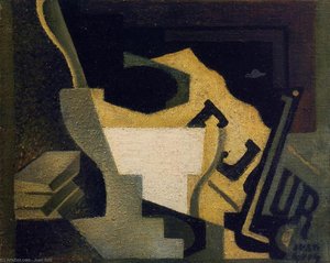 Stillleben Mit Zeitung — Juan Gris