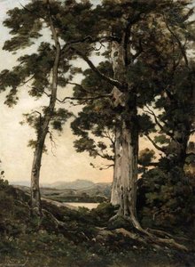 Evening At Saint Privé — Henri-joseph Harpignies