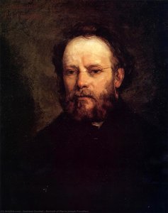 Portrait De Pierre-joseph Proudhon — Gustave Courbet