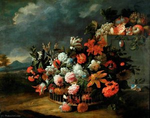 Basket Of Flowers — Jean Baptiste Monnoyer