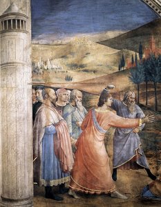Die Steinigung Des Heiligen Stephanus (detail) — Fra Angelico